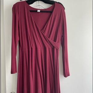 Old Navy - Burgundy Dress